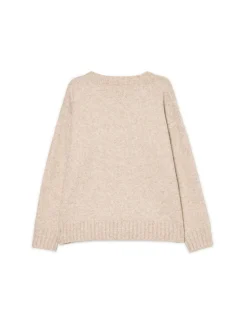 Online Cropp gładki sweter beżowy