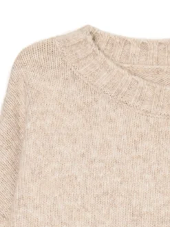 Online Cropp gładki sweter beżowy