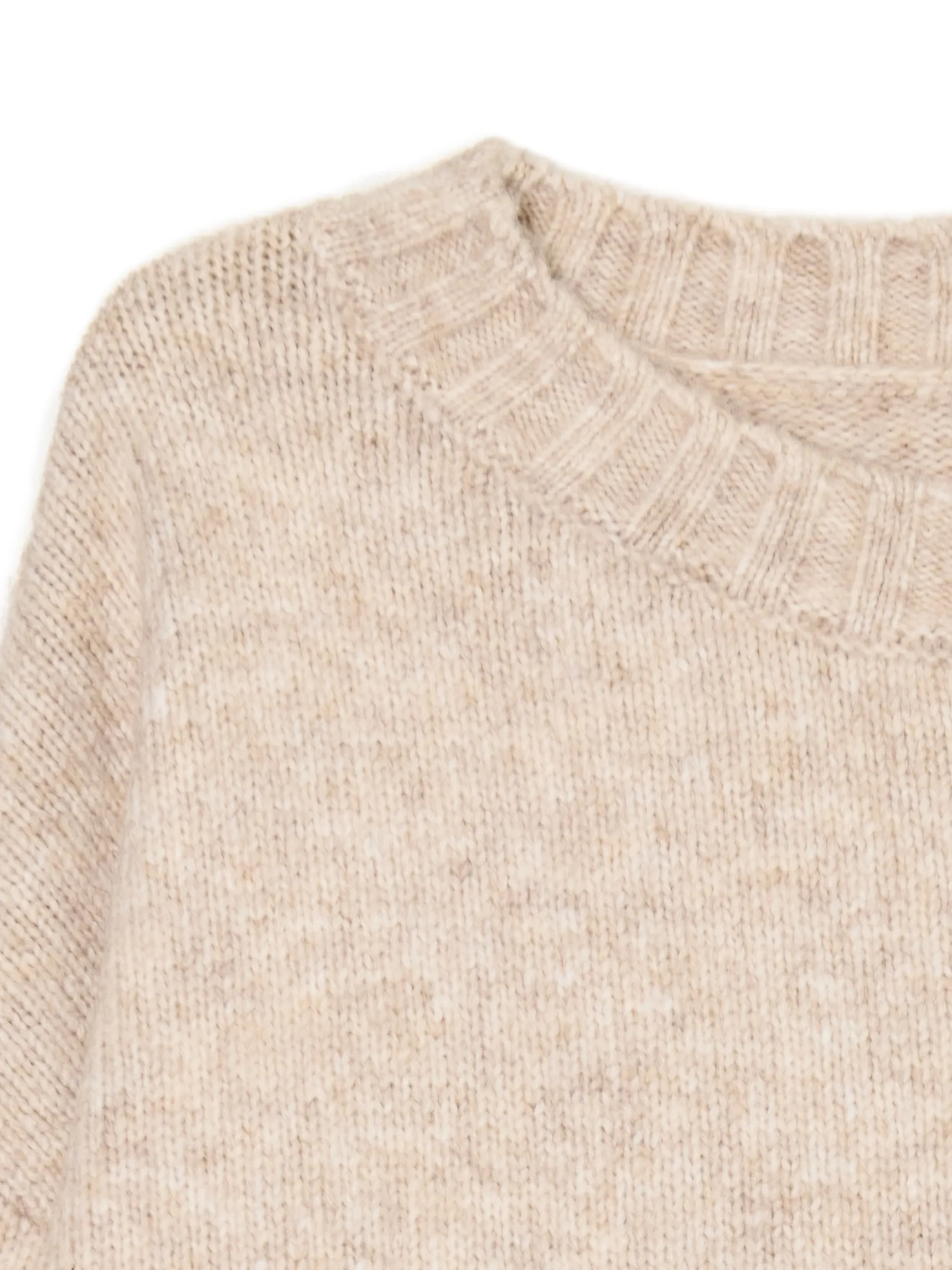 Online Cropp gładki sweter beżowy