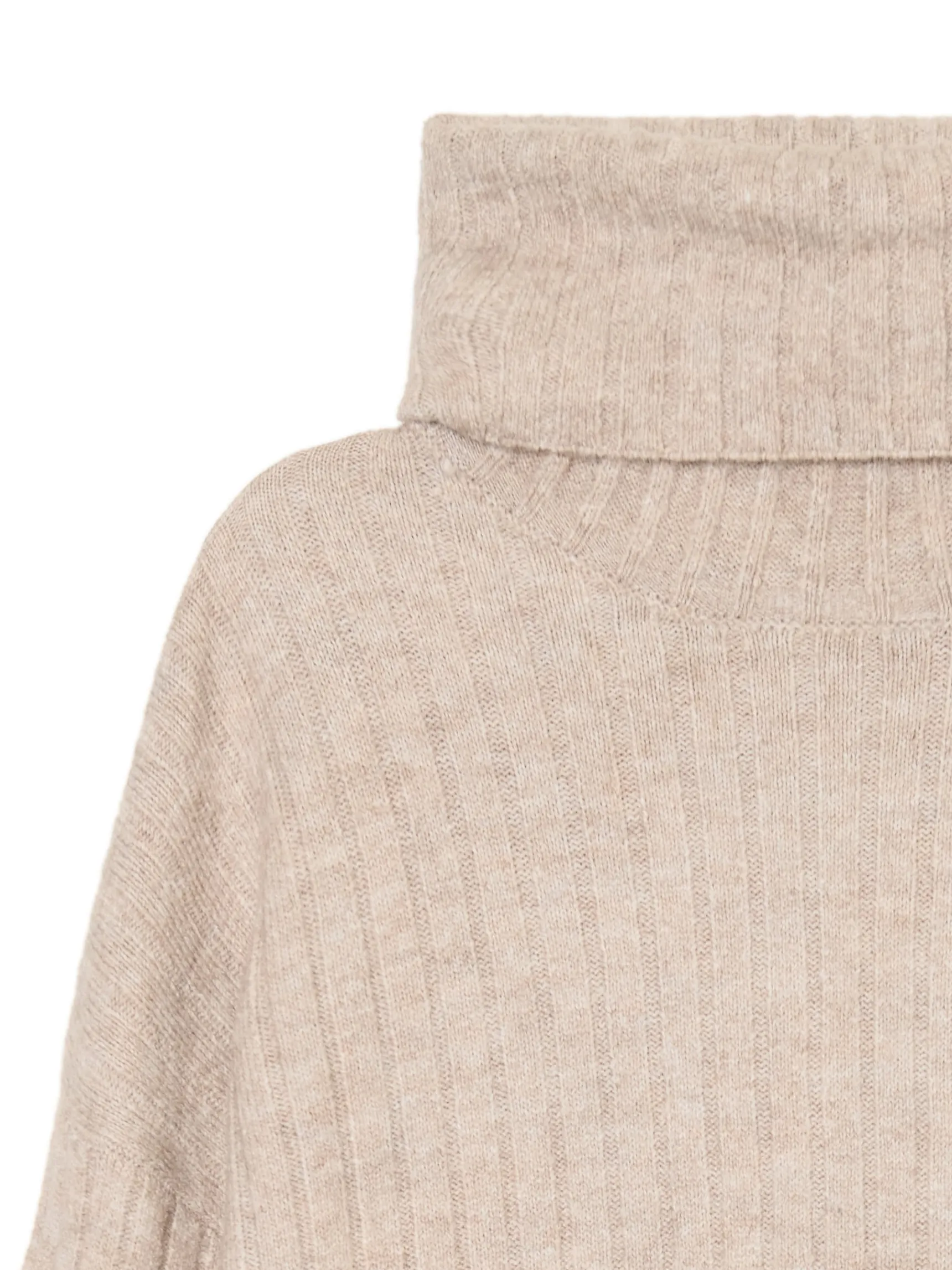 Best Cropp sweter z golfem beżowy