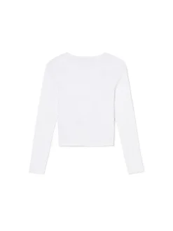 Hot Cropp Biała bluzka basic biały
