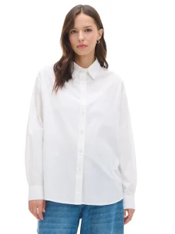 Best Cropp Biała koszula oversize biały