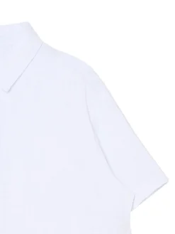 Fashion Cropp Biała koszula w retro stylu biały