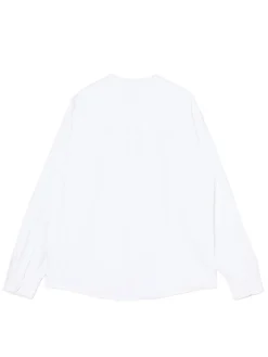 Discount Cropp Biała koszula ze stójką biały