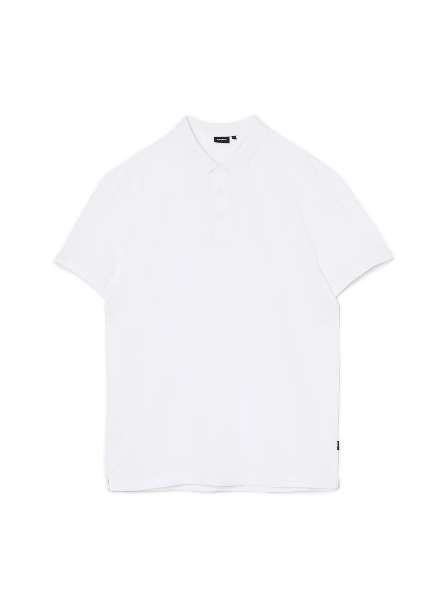 Discount Cropp Biała koszulka polo biały
