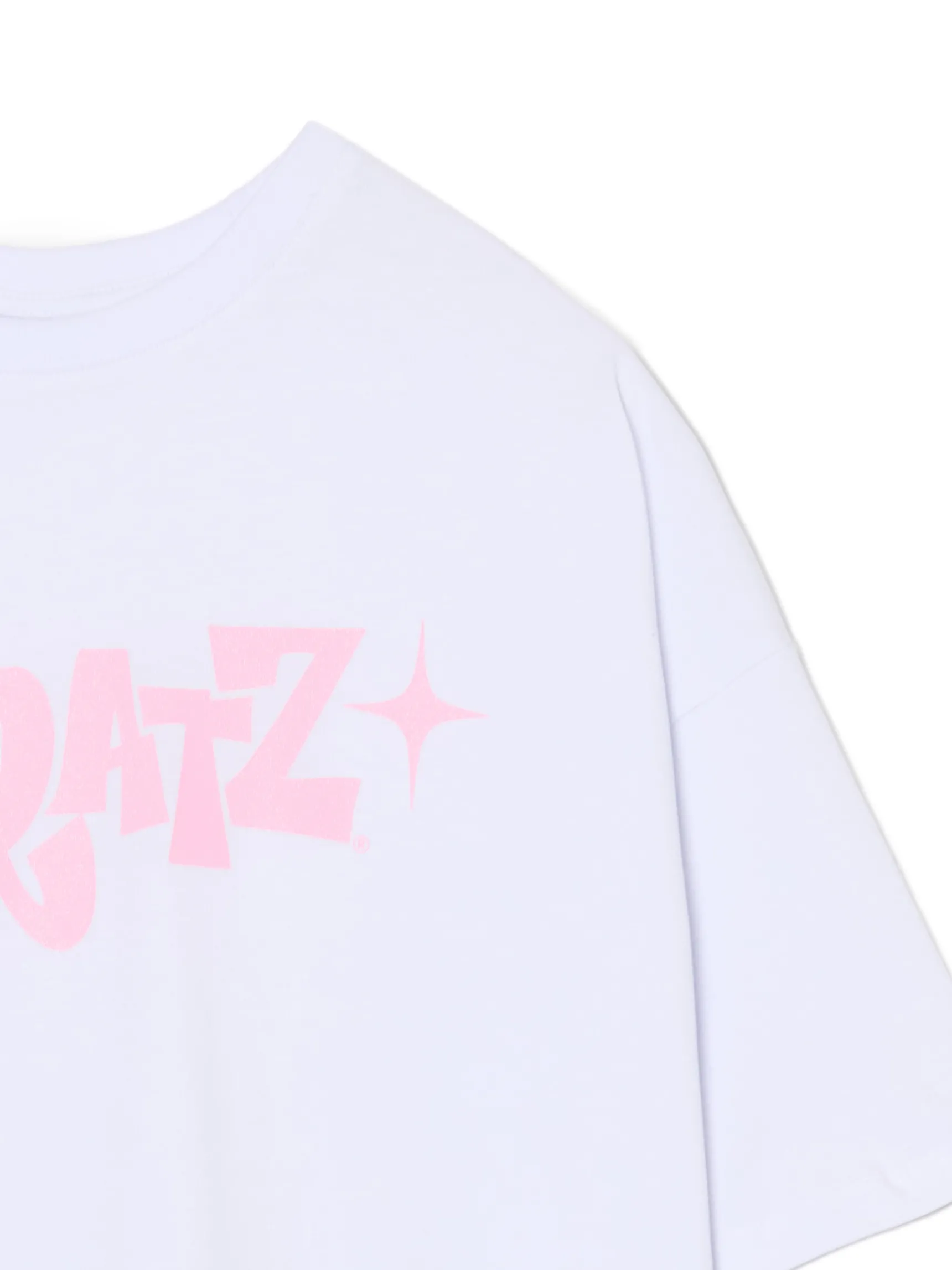 Online Cropp Biała koszulka z nadrukiem Bratz biały