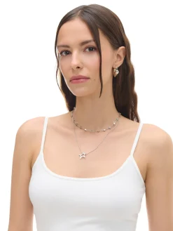 Outlet Cropp Biała sukienka maxi biały