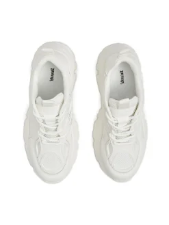 Clearance Cropp Białe sneakersy chunky biały