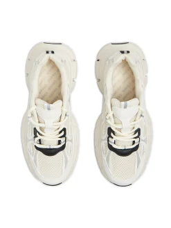 Outlet Cropp Białe sneakersy z elementami reflective wielobarwny