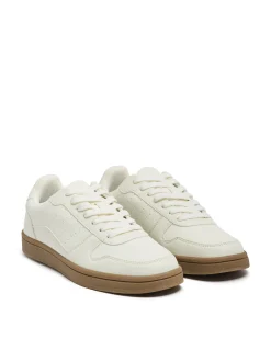 Sale Cropp Białe sneakersy z imitacji skóry biały