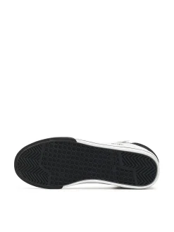 Online Cropp Białe sneakersy z nadrukami biały