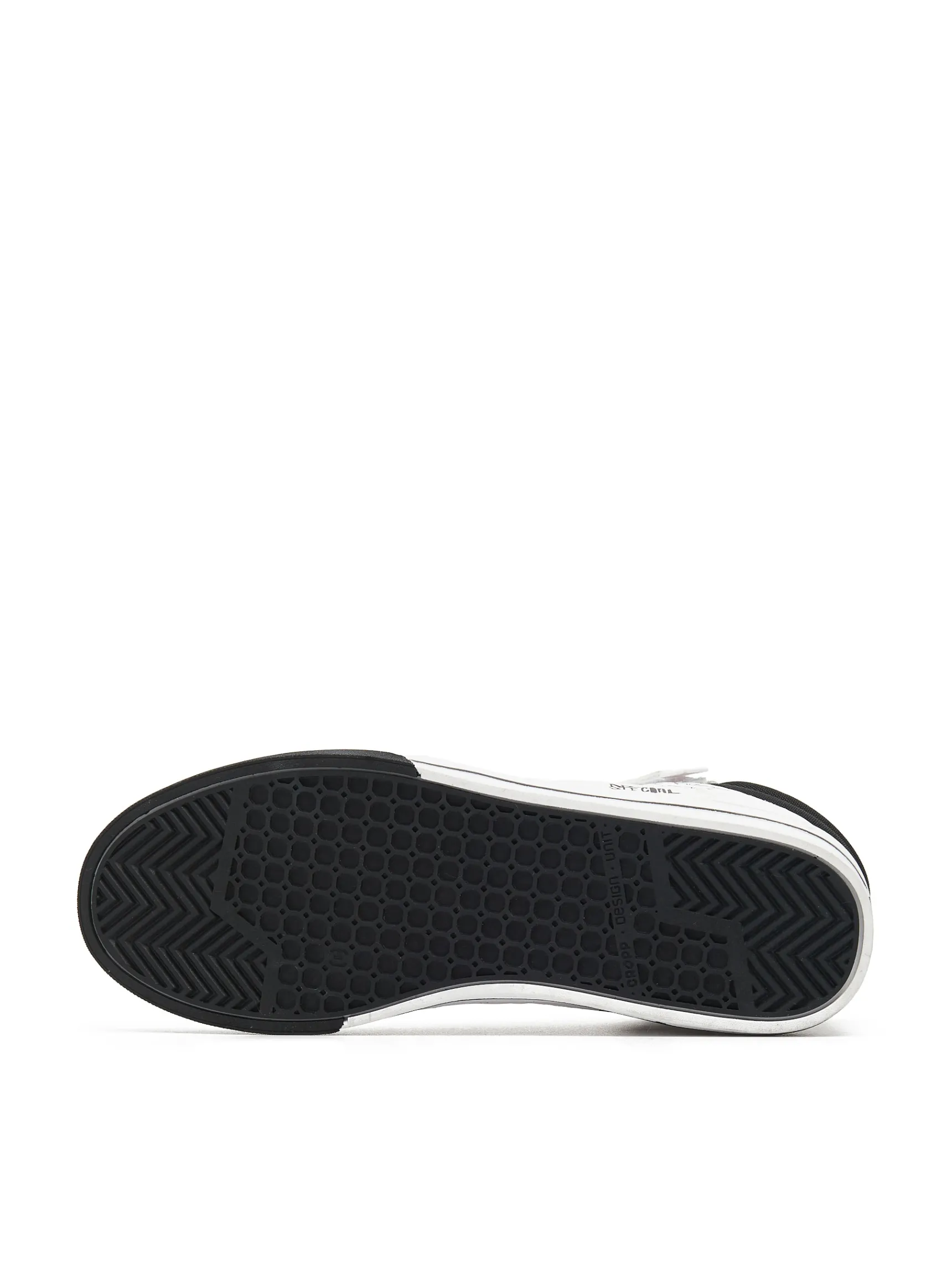 Online Cropp Białe sneakersy z nadrukami biały