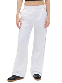 Clearance Cropp Białe spodnie jogger biały