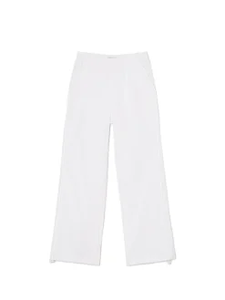 Clearance Cropp Białe spodnie jogger biały