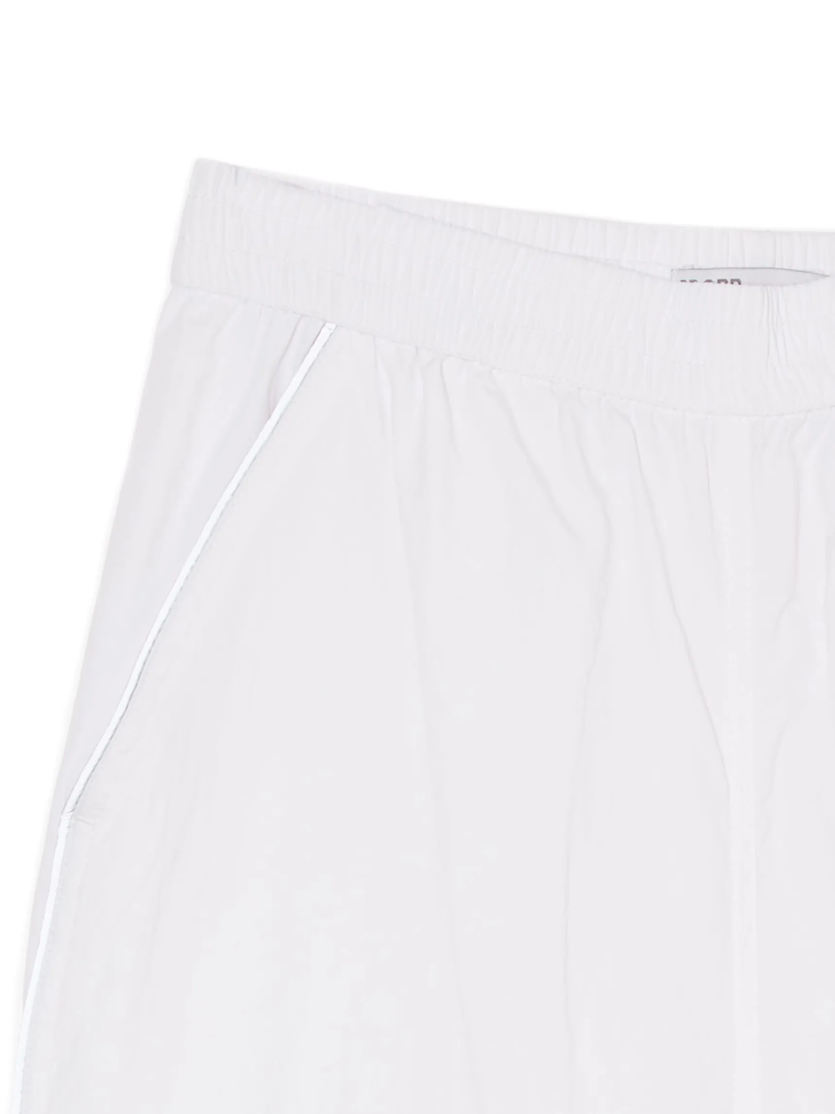 Clearance Cropp Białe spodnie jogger biały
