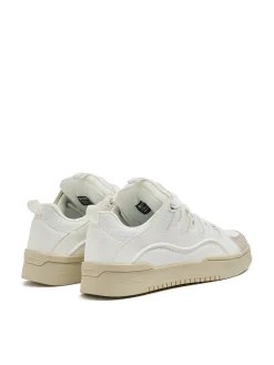Clearance Cropp Białe sportowe sneakersy biały