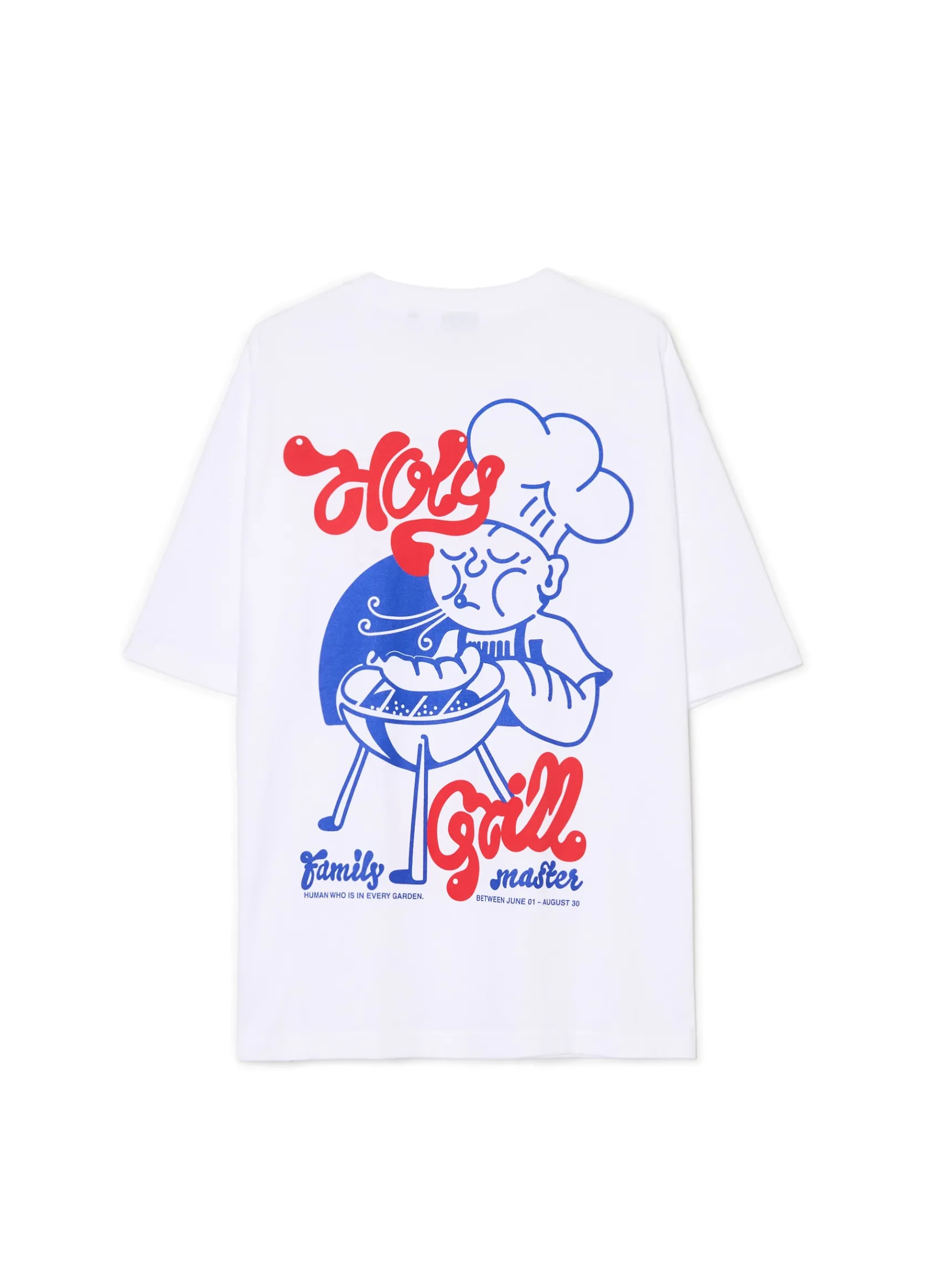 Outlet Cropp T-shirt z grillowym nadrukiem biały