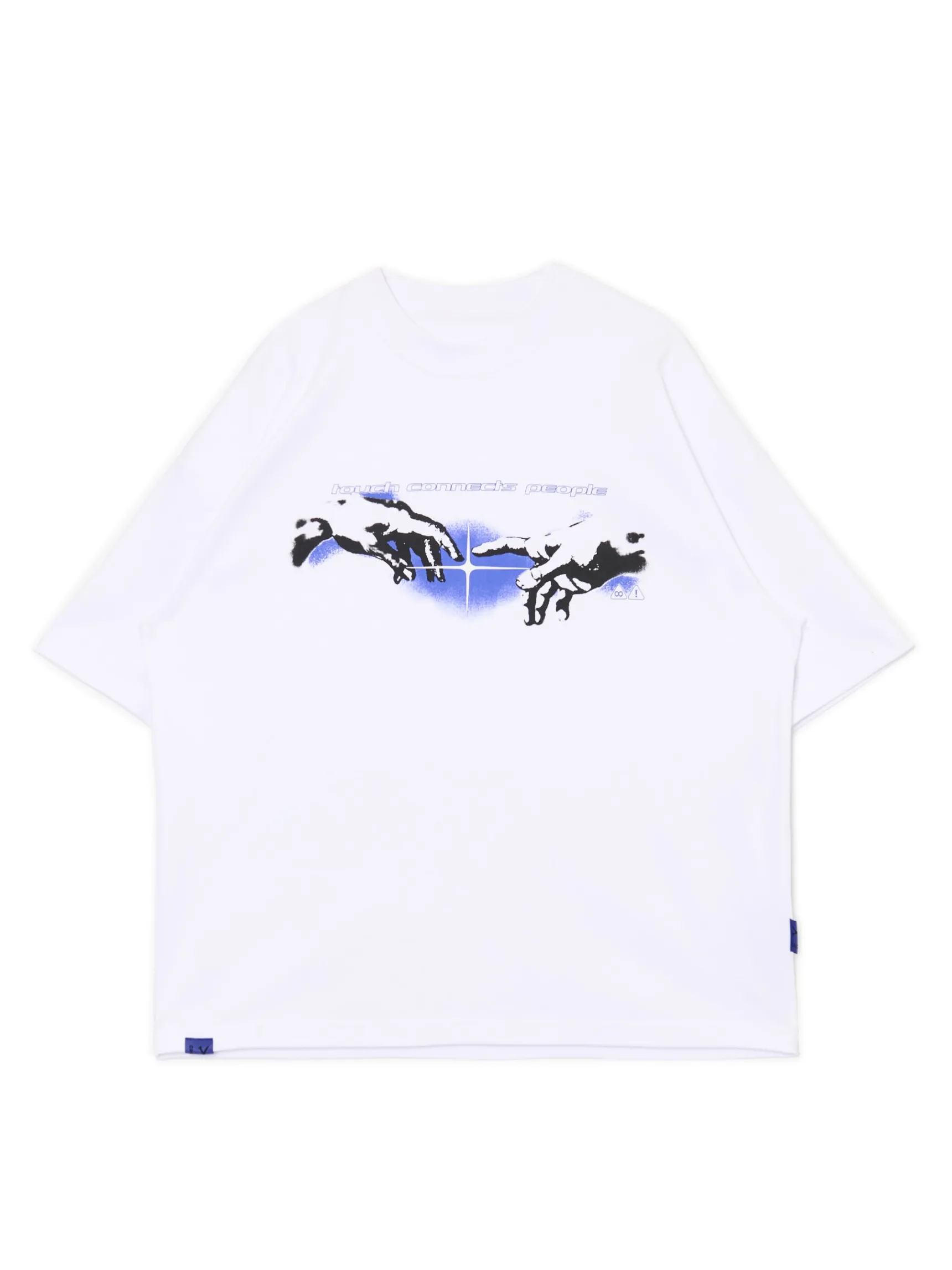 New Cropp T-shirt z nadrukiem Baltic Games biały