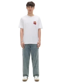 Clearance Cropp T-shirt z naszywką biały