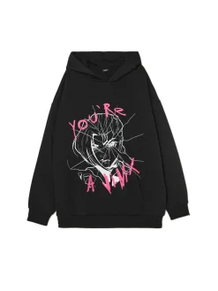 Clearance Cropp Bluza Arcane z efektem glow in the dark czarny
