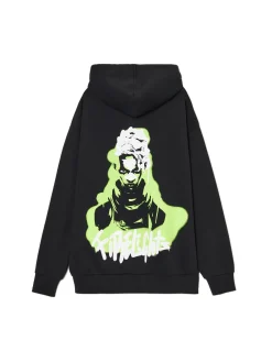 New Cropp Bluza hoodie Ekko z Arcane czarny