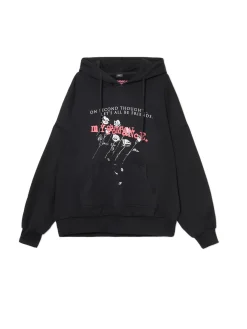 Online Cropp Bluza hoodie My Chemical Romance UNISEX czarny