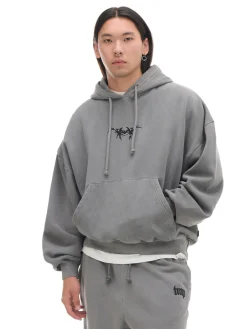 Sale Cropp Bluza hoodie z naszywką UNISEX czarny