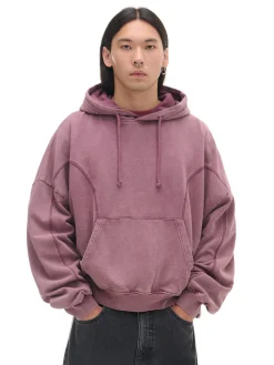 Clearance Cropp Bluza z kapturem i aplikacją UNISEX różowy