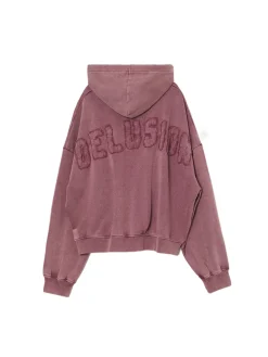 Clearance Cropp Bluza z kapturem i aplikacją UNISEX różowy