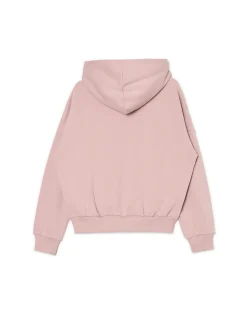 Fashion Cropp Bluza z kapturem i nadrukiem różowy