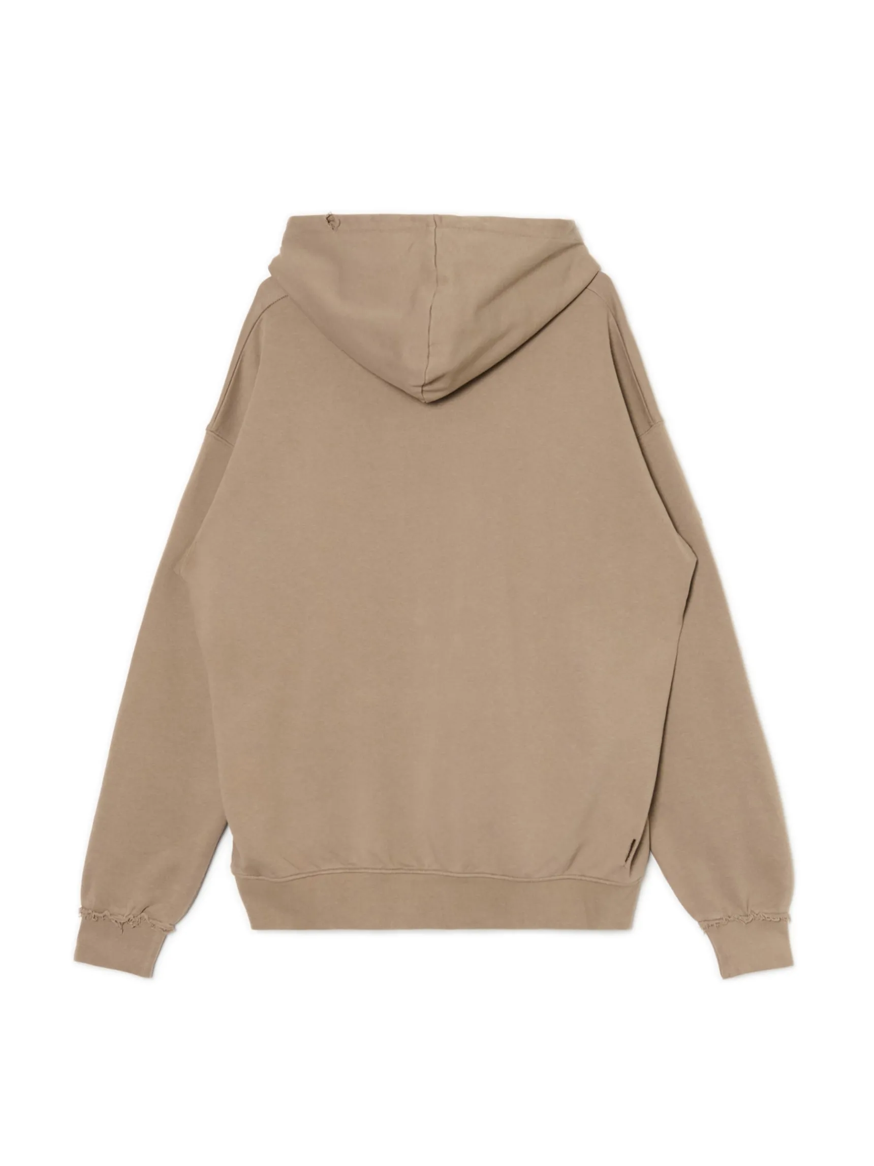 Best Cropp Bluza z kapturem z ozdobnymi wycięciami beżowy