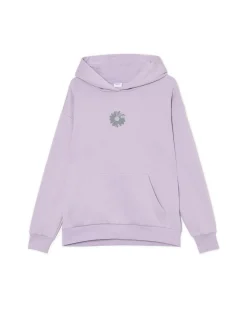 Fashion Cropp Bluza z motywem kwiatu fioletowy