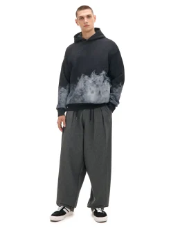 New Cropp Bluza z nadrukiem dymu czarny