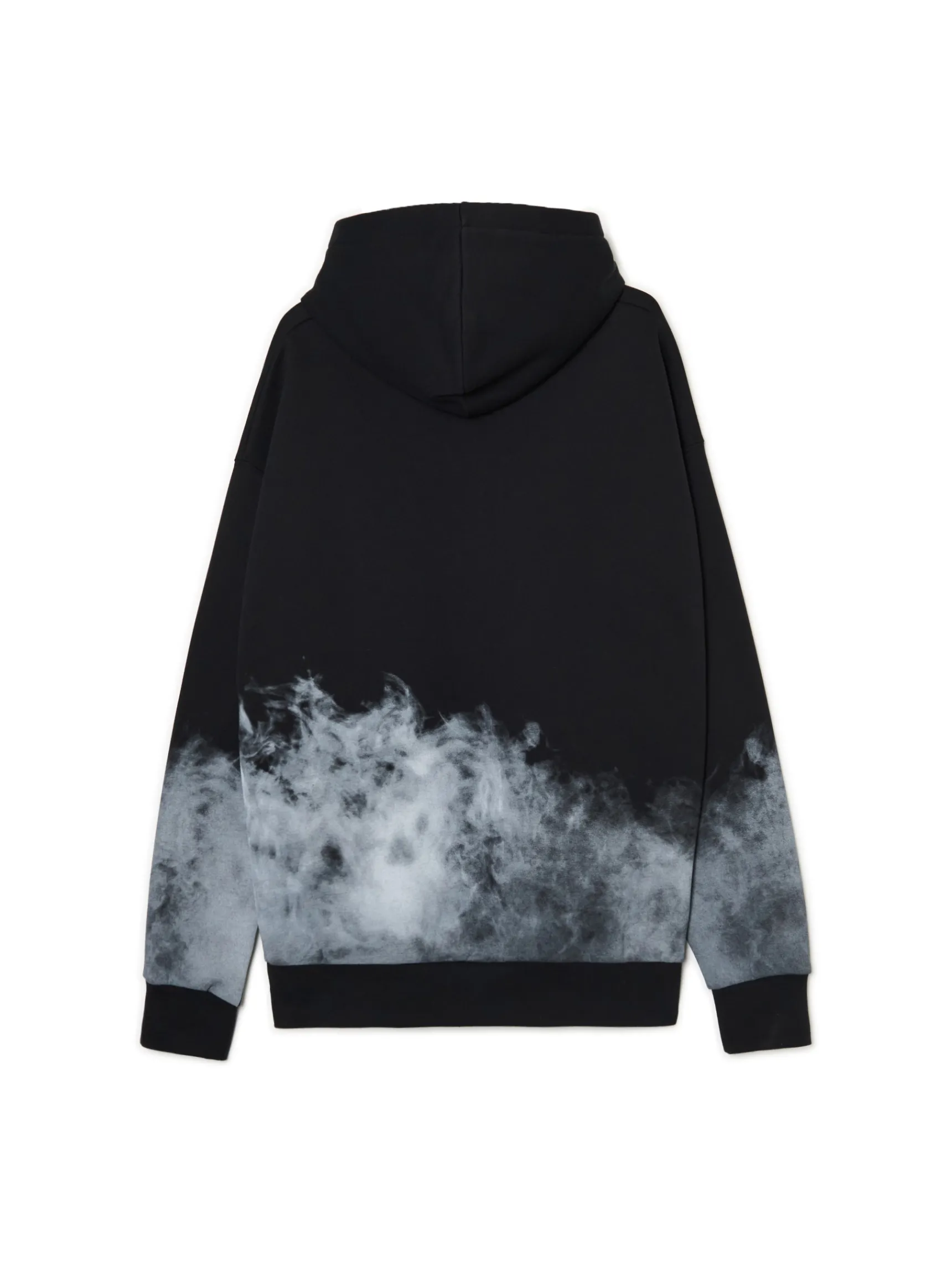 New Cropp Bluza z nadrukiem dymu czarny