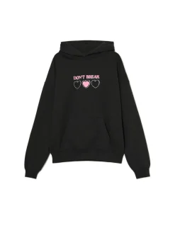 Fashion Cropp Bluza z nadrukiem pluszowego misia czarny