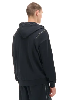 Clearance Cropp Bluza z zamkami przy rękawach UNISEX czarny