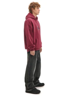 Sale Cropp Bluza ze streetową naszywką kasztanowy