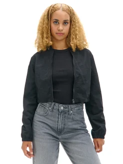 Discount Cropp Bluzka z zapięciem czarny