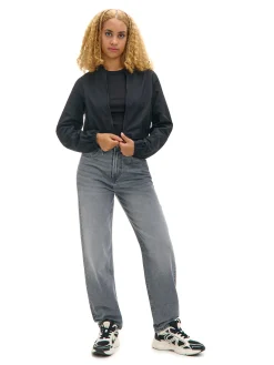 Discount Cropp Bluzka z zapięciem czarny