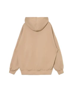Best Cropp Brązowa bluza hoodie z dobermanami UNISEX brązowy