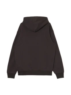 Best Cropp Brązowa bluza regular z kapturem czerwony