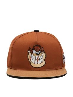Best Cropp Brązowa czapka z daszkiem Looney Tunes brązowy