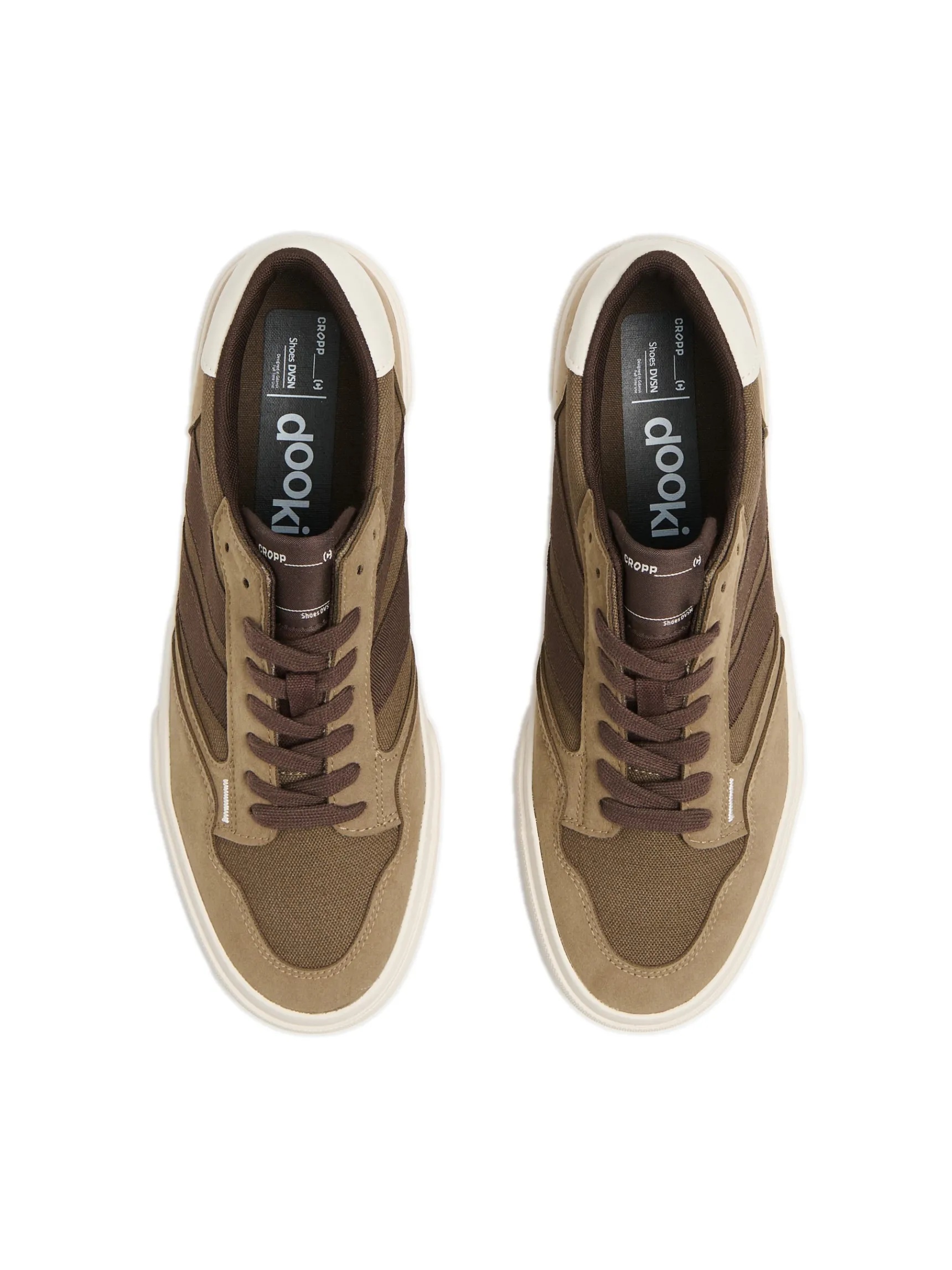 Clearance Cropp Brązowe trampki brązowy