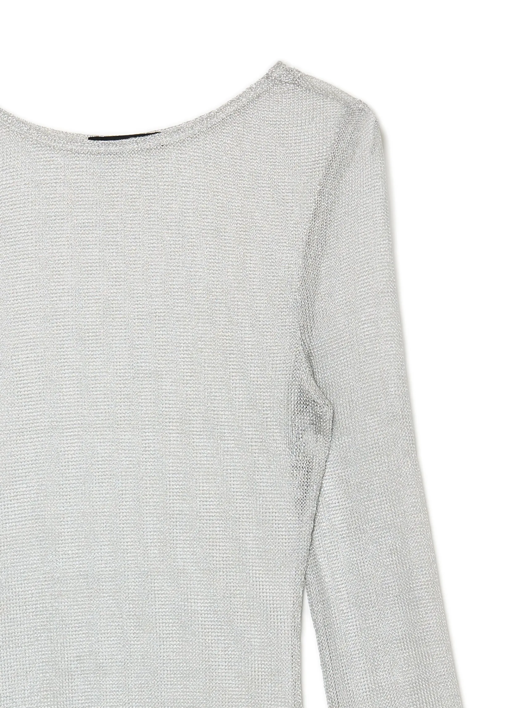 Discount Cropp Błyszcząca sukienka maxi jasnyszary