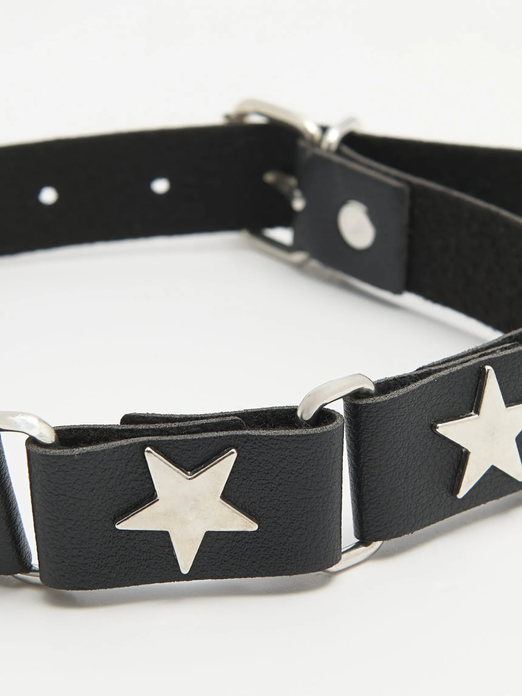 Best Cropp Choker z gwiazdkami srebrny