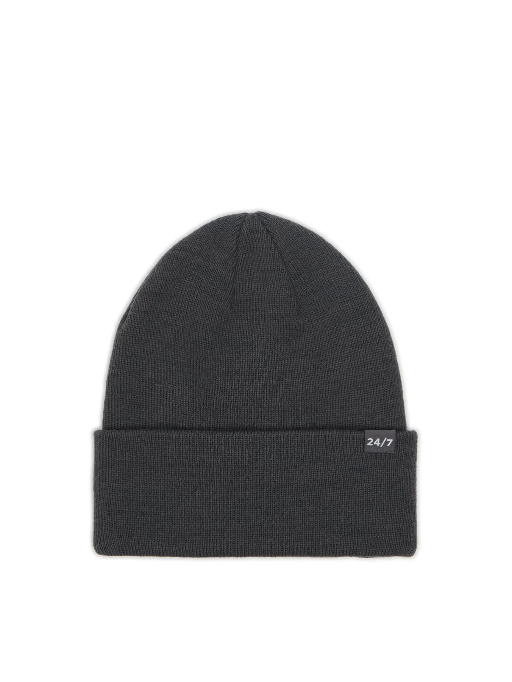 Online Cropp Ciemnoszara czapka beanie szary
