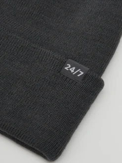 Online Cropp Ciemnoszara czapka beanie szary