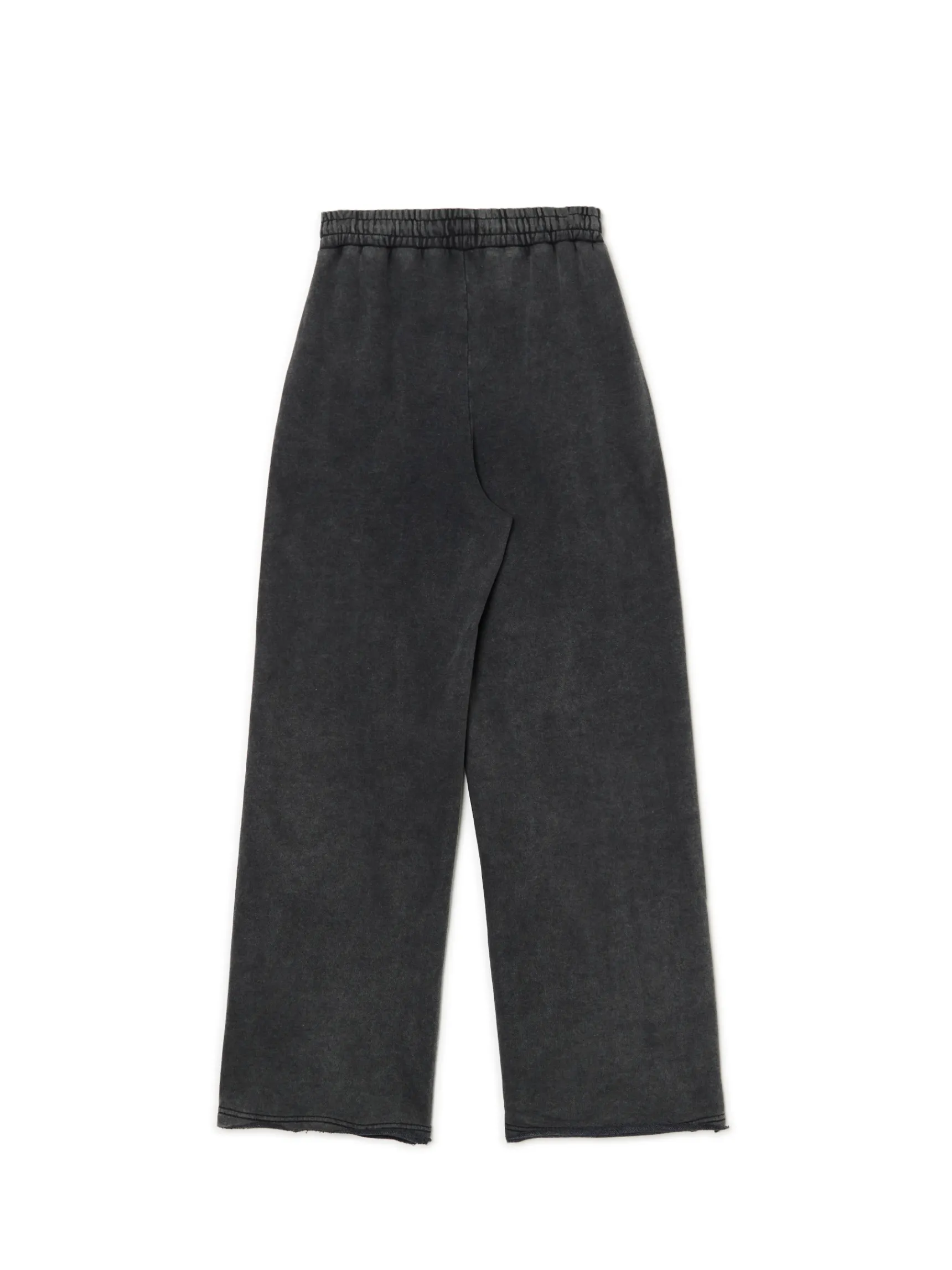 Fashion Cropp Ciemnoszare spodnie wide leg szary