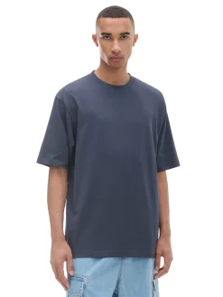 New Cropp Ciemno T-shirt comfort szary