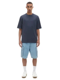 New Cropp Ciemno T-shirt comfort szary